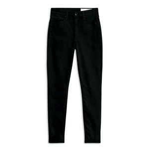rag & bone‎ High Rise Ankle Skinny Black Pants size 26